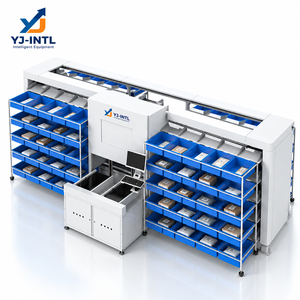 Intelligent Order Put Wall Sorting System Custom 50-200 Ports XY Axis Parcel Sorter For Logistics Storage Warehouse